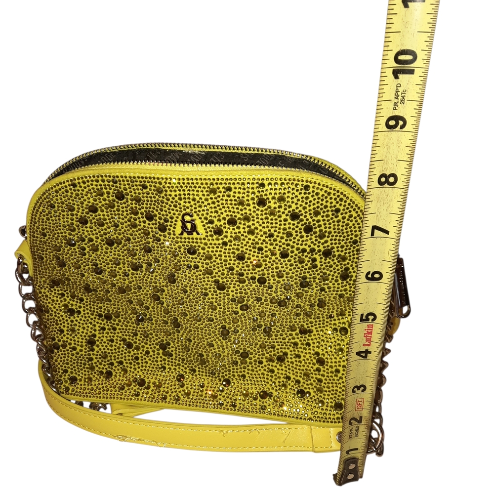 Steve Madden Yellow Crystal Crossbody Bag neon - Picture 8 of 14